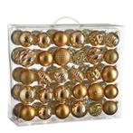 Kerstballen Set - 60 Stuks - Ø7 cm - Onbreekbaar - Koper, Diversen, Kerst, Verzenden, Nieuw