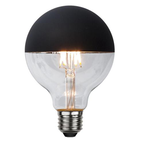 Dimbare G95 E27 kopspiegellamp, zwart, warm wit (2700k),, Huis en Inrichting, Lampen | Losse lampen, Led-lamp, Nieuw, Minder dan 30 watt