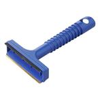 ProPlus IJskrabber met messing blad - 17 cm - Blauw - Rub..., Auto diversen, Ophalen of Verzenden, Nieuw
