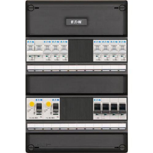 Eaton groepenkast 3-fase, 7 groepen + fornuisgroep, 2, Doe-het-zelf en Verbouw, Elektra en Kabels, Nieuw, Ophalen of Verzenden