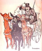 Spotprent Politiek in Duitsland tijdens Eerste Wereldoorl..., Verzenden, Nieuw