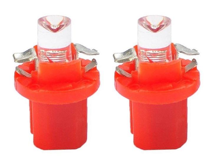 B8.5d auto lamp 2 stuks  rood | LED dashboardverlichting - k, Huis en Inrichting, Lampen | Overige, Nieuw, Verzenden