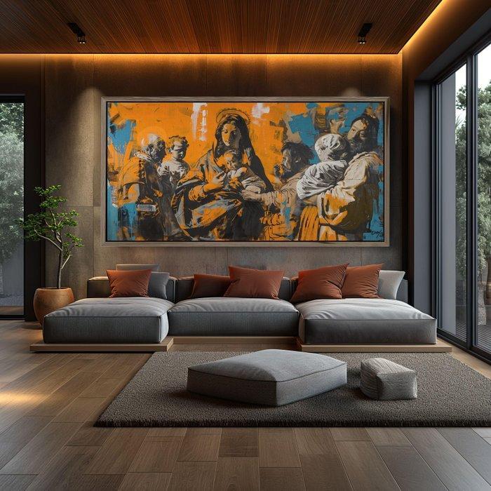 Dine Chanima - (XXL) Giant Colors Of Devotion, Antiek en Kunst, Kunst | Designobjecten