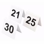Tafelnummers - wit kunststof - 21 tot 30, Verzenden, Nieuw in verpakking