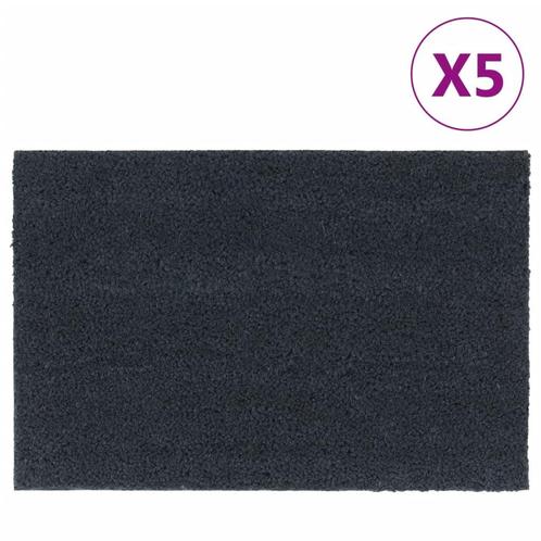 vidaXL Deurmatten 5 st 40x60 cm getufte kokosvezel, Tuin en Terras, Deurmatten, Nieuw, Verzenden