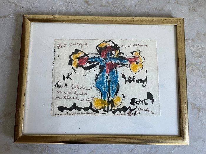 Anton Heyboer (1924-2005) - Tekening van staand figuur, Antiek en Kunst, Kunst | Designobjecten