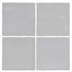 Wandtegel Handvorm Terre Class Grey Glossy Grijs Glans 15x15, Nieuw, Minder dan 20 cm, 10 m² of meer, Wandtegels