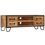 TV Meubel Mangohout 120cm | Retourdeal | 35% Korting, Huis en Inrichting, Kasten | Televisiemeubels, 100 tot 150 cm, Nieuw, Ophalen of Verzenden