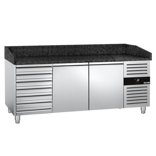 GGM Gastro | Pizza koelwerkbank PREMIUM - 2000x800mm - met 2, Zakelijke goederen, Horeca | Meubilair en Inrichting, Verzenden