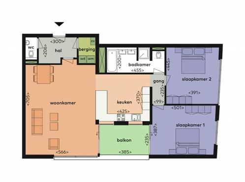 Te huur: Appartement Ansjovislaan in Bergen op Zoom, Huizen en Kamers, Huizen te huur, Noord-Brabant, Appartement