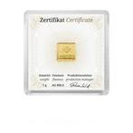 1 gram goudbaar Geiger (met certificaat), Verzenden, Goud
