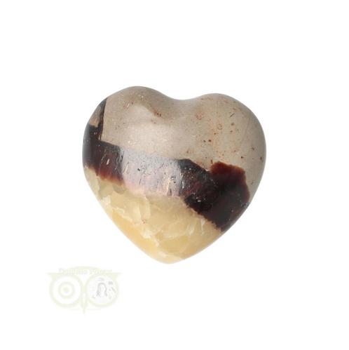 Septarie hart ± 3 cm Nr 12 - 22 gram - Madagaskar, Sieraden, Tassen en Uiterlijk, Edelstenen, Nieuw, Verzenden