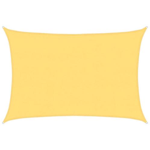 Zonnezeil 5x7m Beige | Retourdeal | 46% Korting!, Tuin en Terras, Schaduwdoeken, Nieuw, Ophalen of Verzenden
