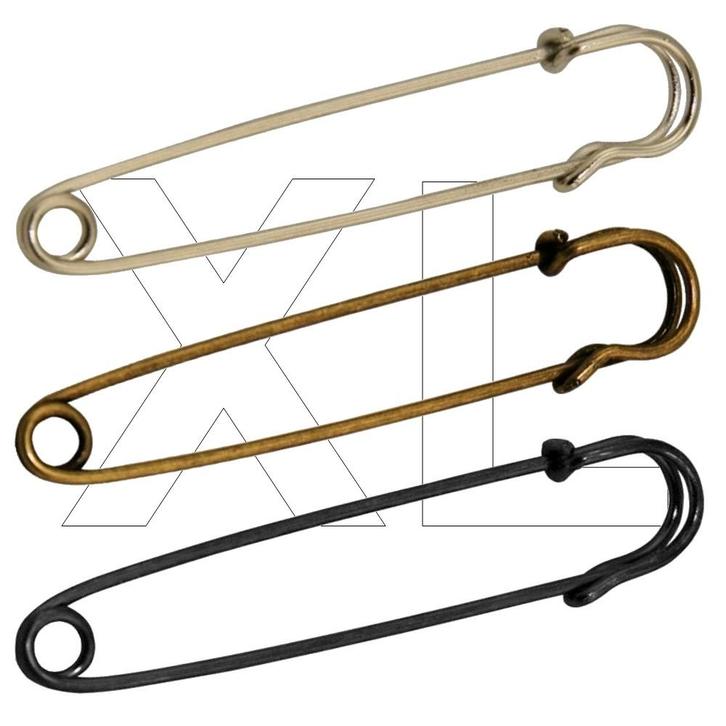 Fako Bijoux - Sierspeld / Sjaalspeld - Classic XL - 89mm -, Sieraden, Tassen en Uiterlijk, Broches, Verzenden