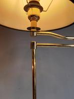 Staande lamp - Messing - zwenkarm, velvet kap