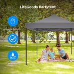 2dekans | LifeGoods Partytent Paviljoen 3,0 x 4,5 m, Ophalen of Verzenden, Zo goed als nieuw