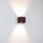 Reach Up&amp;Down Muurlamp Zwart/Bruin kubus met LED, Huis en Inrichting, Nieuw, Modern, Plafondspot of Wandspot, Verzenden