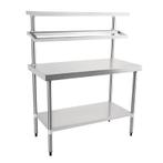 Rvs Werktafel Met Wandplanken  |  150(h) x 120(b) x 60(d)cm, Zakelijke goederen, Horeca | Meubilair en Inrichting, Verzenden, Nieuw in verpakking