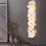 Luxe Marmeren Wandlamp – Albast & Koper, Modern & Elegant, Huis en Inrichting, Lampen | Wandlampen, Verzenden, Nieuw