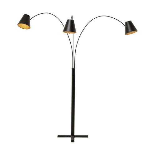 *WOONWINKEL* Kare Design Cappellino Grote Boog Vloerlamp Zwa, Huis en Inrichting, Lampen | Vloerlampen, Nieuw, Verzenden