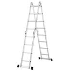 Multifunctionele vouwladder 6 in 1 - 4.7M - Inklapbaar, Doe-het-zelf en Verbouw, Ladders en Trappen, Verzenden, Nieuw