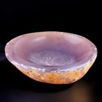 Natuurlijke Agaat Geode - Asbak - Paarse Lavendel Agaat