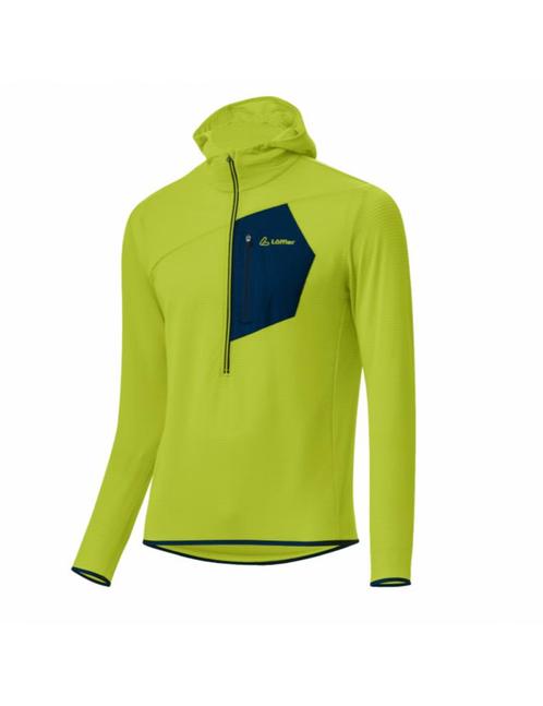 Loeffler shirt lange mouwen M HZ Hoody Aero TechFleece -..., Kleding | Heren, T-shirts, Groen, Nieuw, Verzenden