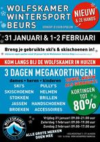 31 JAN, 1-2 FEB WINTERSPORT LEEGVERKOOP KORTINGEN TOT 80%, Sport en Fitness, Ophalen, Zo goed als nieuw, Carve