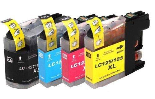 Brother MFC-J6520DW inkt cartridges LC-123 Set 4 stuks co..., Computers en Software, Printerbenodigdheden, Nieuw, Verzenden