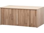 WOOOD New Gravure - Kistbank - Eiken - 40x88x50 cm, Huis en Inrichting, Verzenden, Zo goed als nieuw