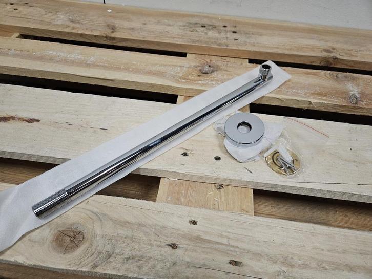 Douche arm rond 40 cm chroom, Doe-het-zelf en Verbouw, Sanitair, Douche, Nieuw, Chroom, Ophalen of Verzenden