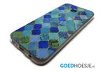 Galaxy S7 Edge Soft TPU Hoesje Marmer Design Mozaïek Ruiten, Telecommunicatie, Mobiele telefoons | Hoesjes en Frontjes | Samsung