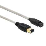 Delock Firewire kabel - Firewire 9-pins (m) - Firewire, Computers en Software, Pc- en Netwerkkabels, Verzenden, Nieuw