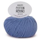 DROPS Cotton Merino Uni Colour - 16 denimblauw - Wol/Katoe, Ophalen of Verzenden, Nieuw