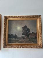 Jan Knikker sr (1889-1957) - Uniek maanlicht landschap, Antiek en Kunst