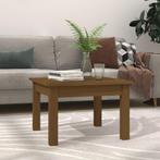 vidaXL Salontafel 45x45x30 cm massief grenenhout honingbruin, Huis en Inrichting, Tafels | Salontafels, Minder dan 50 cm, 50 tot 100 cm