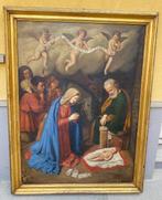 Scuola italiana (XVIII), Da Sassoferrato - LAdorazione dei, Antiek en Kunst