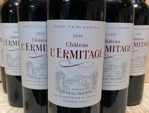 2016 Chateau lErmitage - Lijst met Medoc Cru Bourgeois - 6, Verzamelen, Wijnen