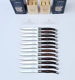 Laguiole - 12x Steak Knives - Dark Brown - style de -