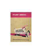 1961 FIAT 1800 INSTRUCTIEBOEKJE DUITS, Auto diversen, Handleidingen en Instructieboekjes