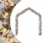 vidaXL Kerstslinger met LED-verlichting 10 m PVC groen, Diversen, Kerst, Verzenden, Nieuw