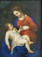 Da Tiziano Vecellio (XIX) - Madonna con Bambino, Antiek en Kunst