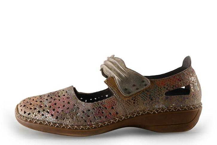 Rieker Instappers in maat 41 Beige, Kleding | Dames, Schoenen, Beige, Zo goed als nieuw, Instappers, Verzenden