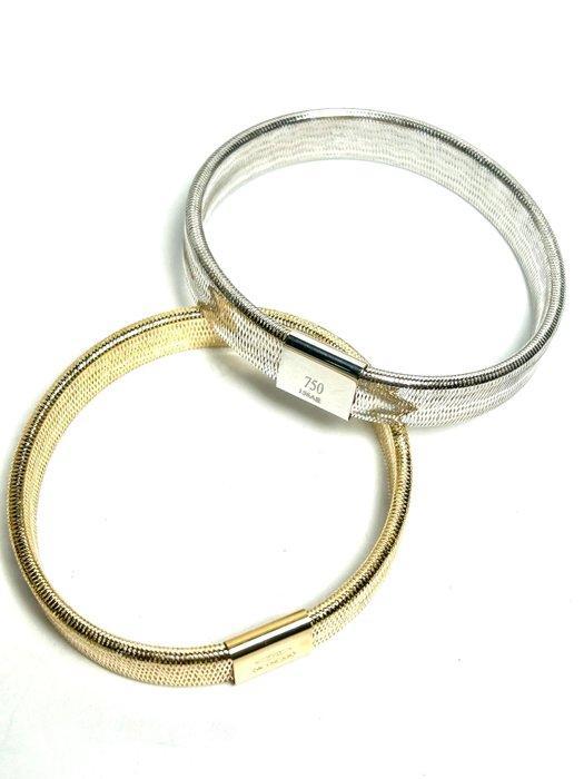 Armband - 18 karaat Witgoud, Geel goud, Sieraden, Tassen en Uiterlijk, Armbanden