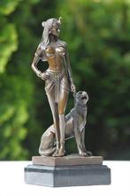 Beeld, cleopatra - 26 cm - Brons