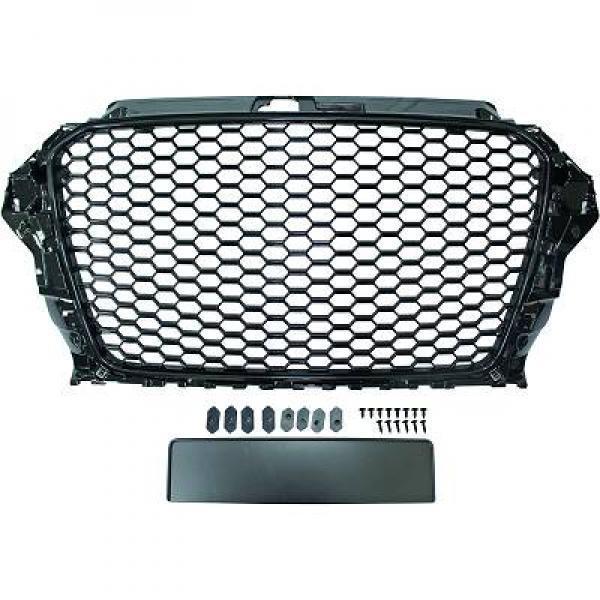 Carnamics Grille | Audi A3 12-16 3-d / A3 13-16 3-d / A3 13-, Auto-onderdelen, Carrosserie en Plaatwerk, Nieuw, Verzenden