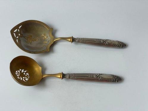 Taartschep (2) - .950 zilver - 1850-1900, Antiek en Kunst, Antiek | Goud en Zilver