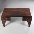 Groot Coromandel bureau met bureaustoel Art Deco ca 1910 No, Antiek en Kunst, Antiek | Meubels | Stoelen en Banken, Ophalen of Verzenden