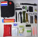 Survival kit zwart set 40-Delig survival nood pakket, Caravans en Kamperen, Kampeeraccessoires, Nieuw