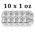 Niue. 10 x 2021 1 oz $2 NZD Niue Silver The Flying Dutchman